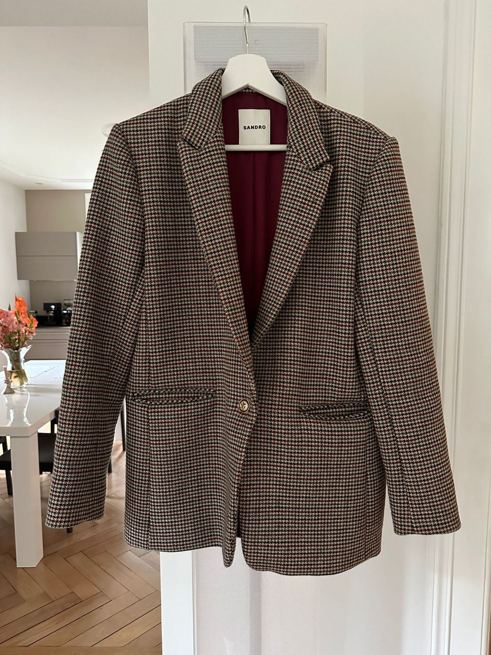Sandro Giacche: SANDRO Paris Blazer/Jacke mit Karomuster -  GR. 36 – Nuovo (secondo la descrizione) da Kilchberg ZH venduto da atn_99xt 3