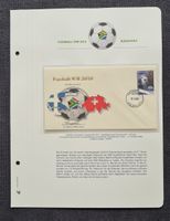 Offiz. Sonderbrief Fussball WM 2010 Südafrika Briefmarke