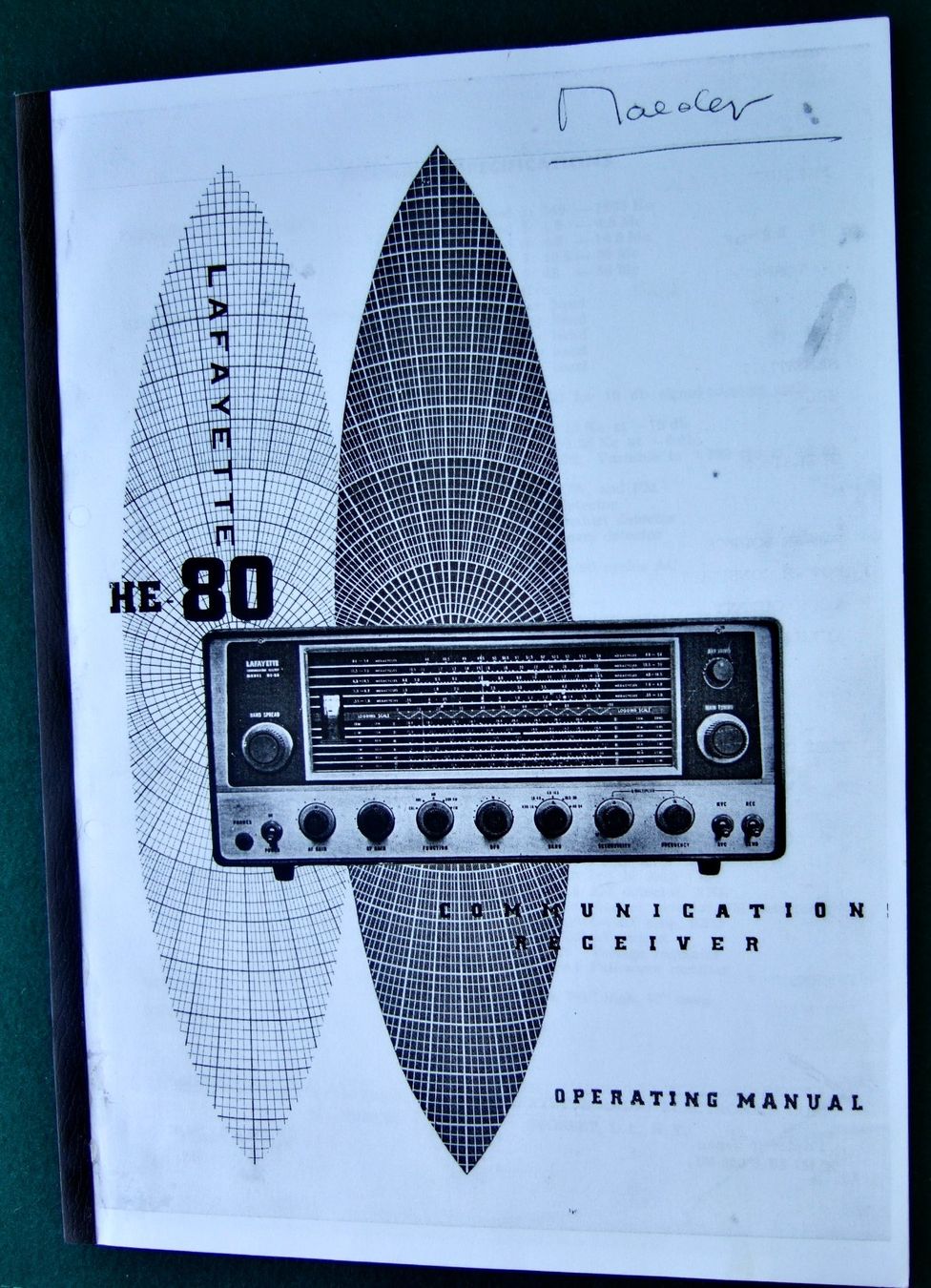Récepteurs: LAFAYETTE  "HE- 80" Communications- Empfänger – D'occasion à KRIENS par Odeon01 3
