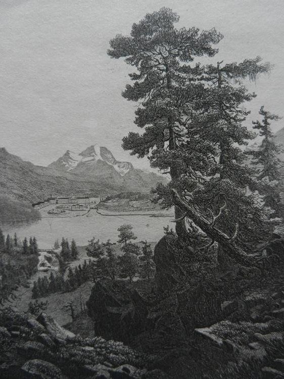 Gravures: St.Moritz Engadin – D'occasion à Risch par Rischli15 5