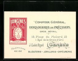 Vertreterkarte Geneve, Comptoir General