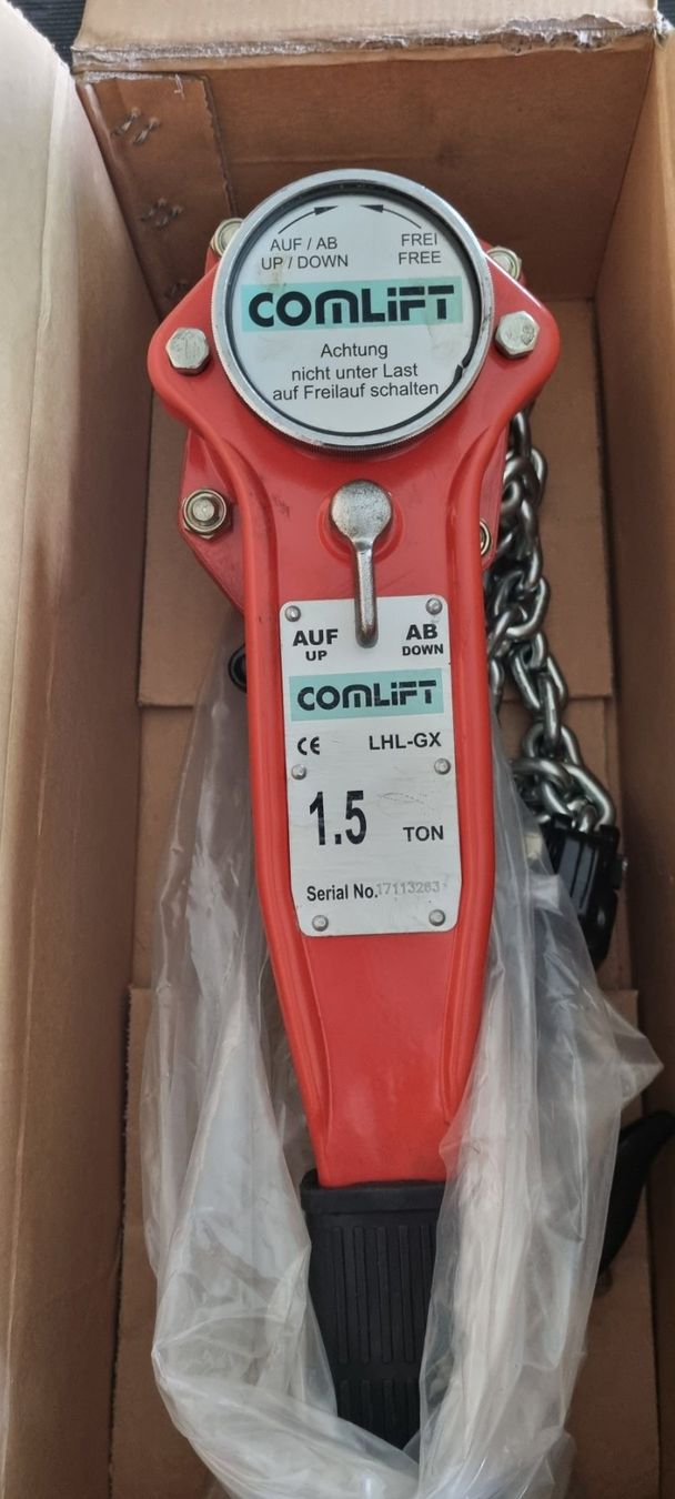 Paranco multiuso: 2X palans  LHL-GX 1500 – Nuovo e nell'imballaggio originale da zufikon venduto da LGG91. 1