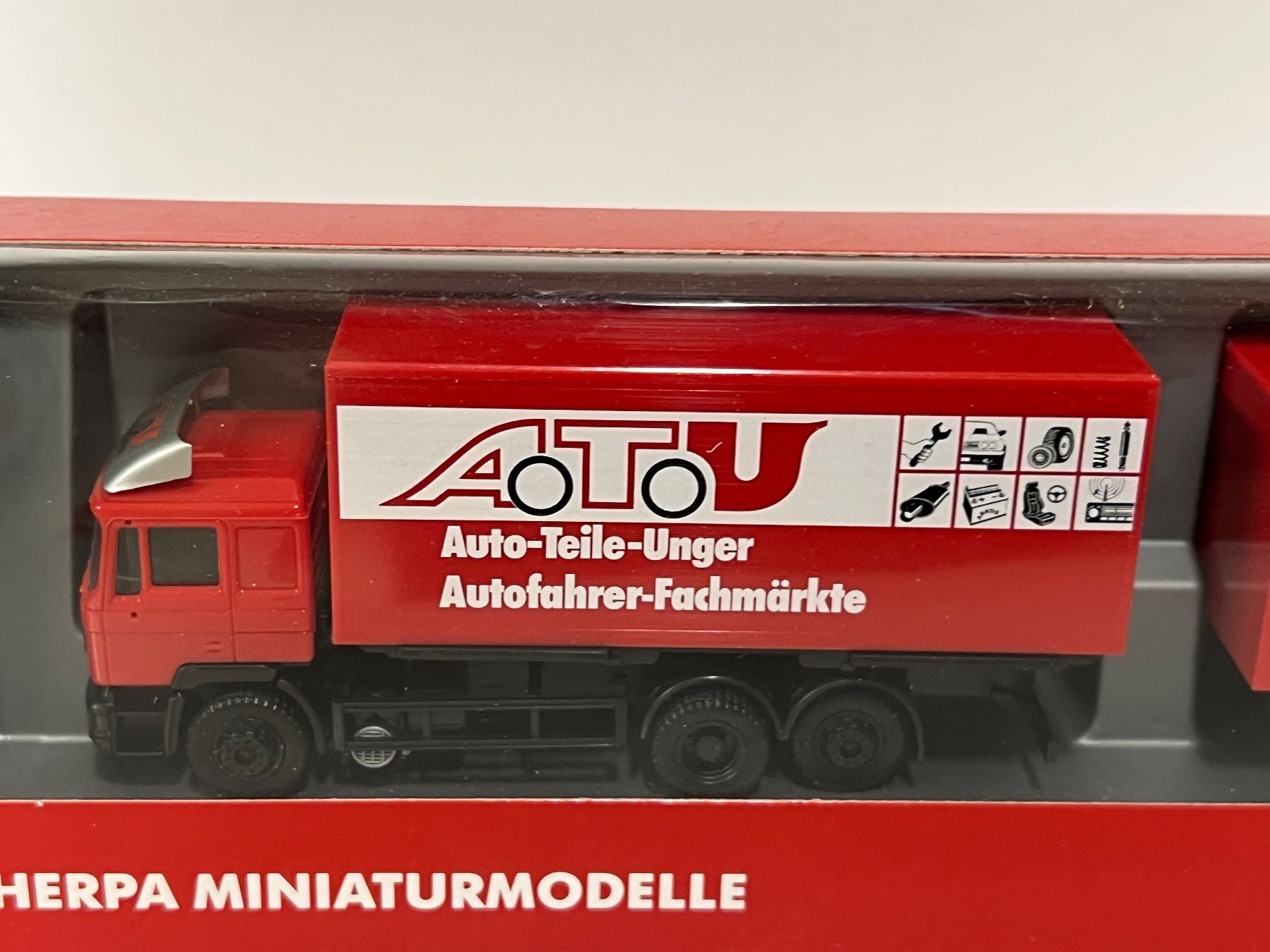 Herpa Modellini di ferrovie: Herpa 142632 ATU  LKW   1:87 – Nuovo (secondo la descrizione) da Neuenhof venduto da ludovicco 1