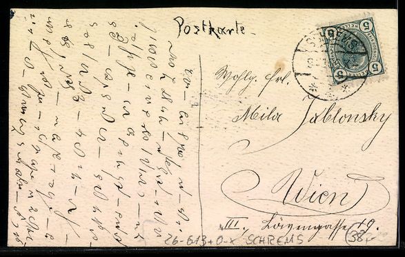Cartoline postali: Handgemalt: Schrems, Grosses Feuer im Or – Usato da Berlin venduto da bartko-reher 1