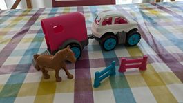 BIG 800055793 - PW Mini, Ponytransporter Set, Fahrzeug