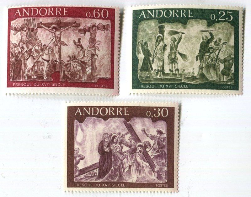 Tous les timbres: Briefmarken "Ostern". Andorra. – Neuf avec emballage d'origine à Basel par Butsch5
