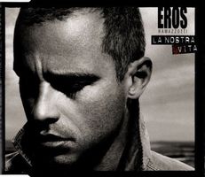 EROS RAMAZZOTTI CD-Single La nostra vita, mit span. Version