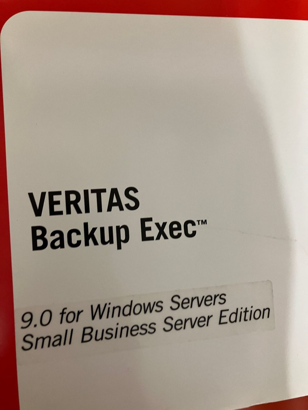 Software: Veritas BackupExec 9.0 für SBS Server – Gebraucht aus Wetzikon ZH von Herbi_58