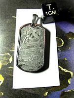 Prächtiger Meteoriten - Anhänger, Aletai  geätzt, aus China