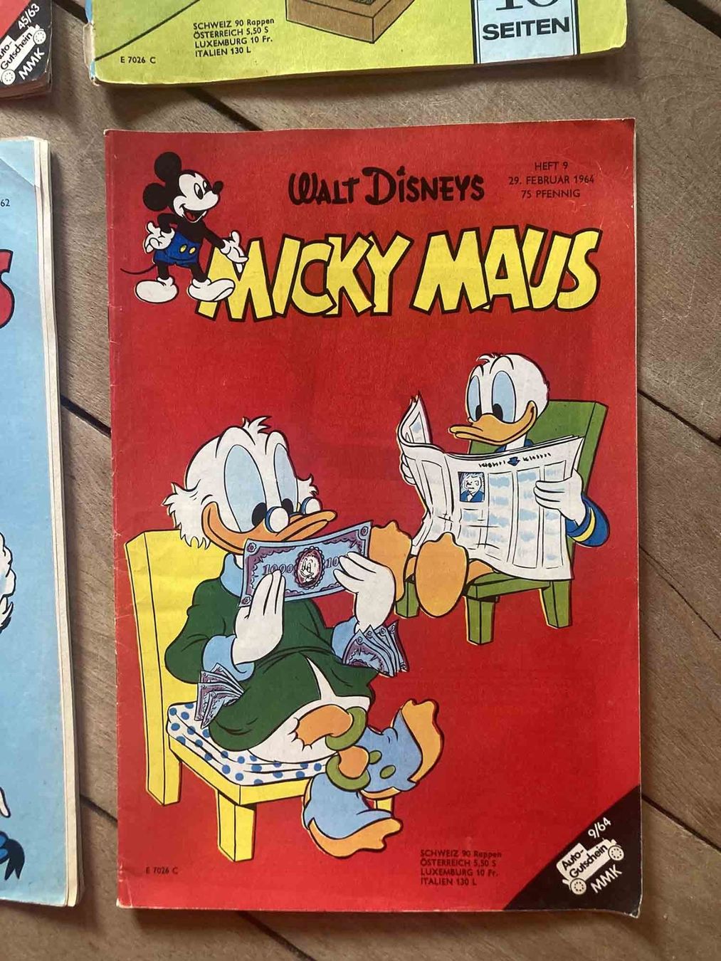 Fumetti: 5 Micky Maus Hefte 1962, 1963, 1964 – Usato da Luzern venduto da Needful_Things 5
