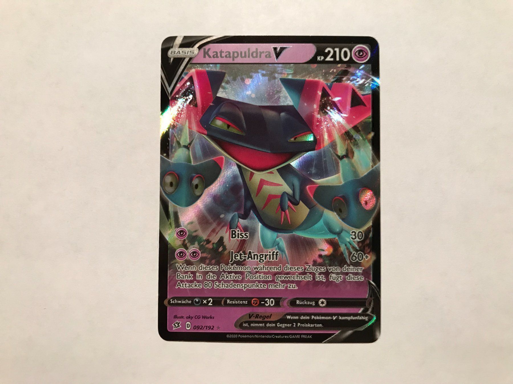 Pokémon Sammelbilder & Trading cards: Katapuldra V – Neu (gemäss Beschreibung) aus Hagendorn von Pokecollectorch 1