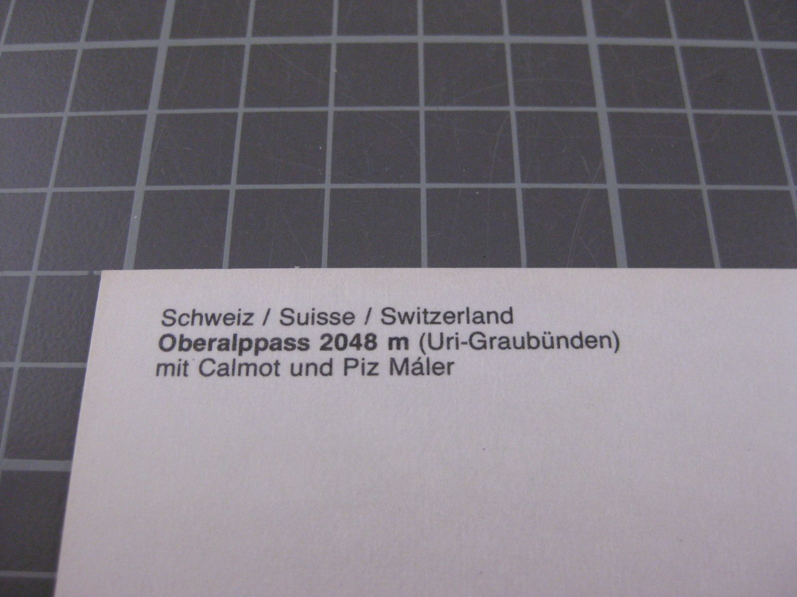 Cartoline postali: AK Oberalp Passhöhe mit Zug – Usato da Malters venduto da Marosko 2