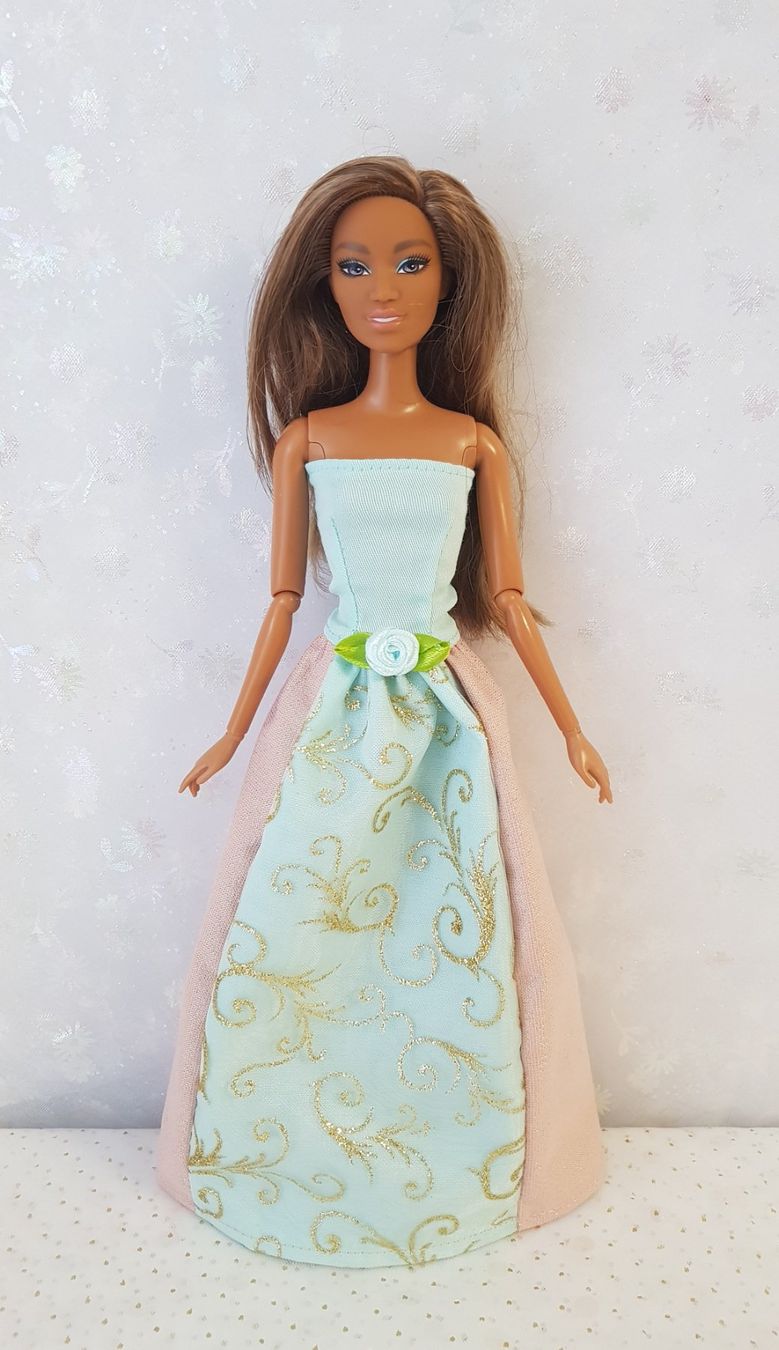 Puppen: Barbie Kleid selbstgemacht – Neu und originalverpackt aus Lachen SZ von Sakura4hime