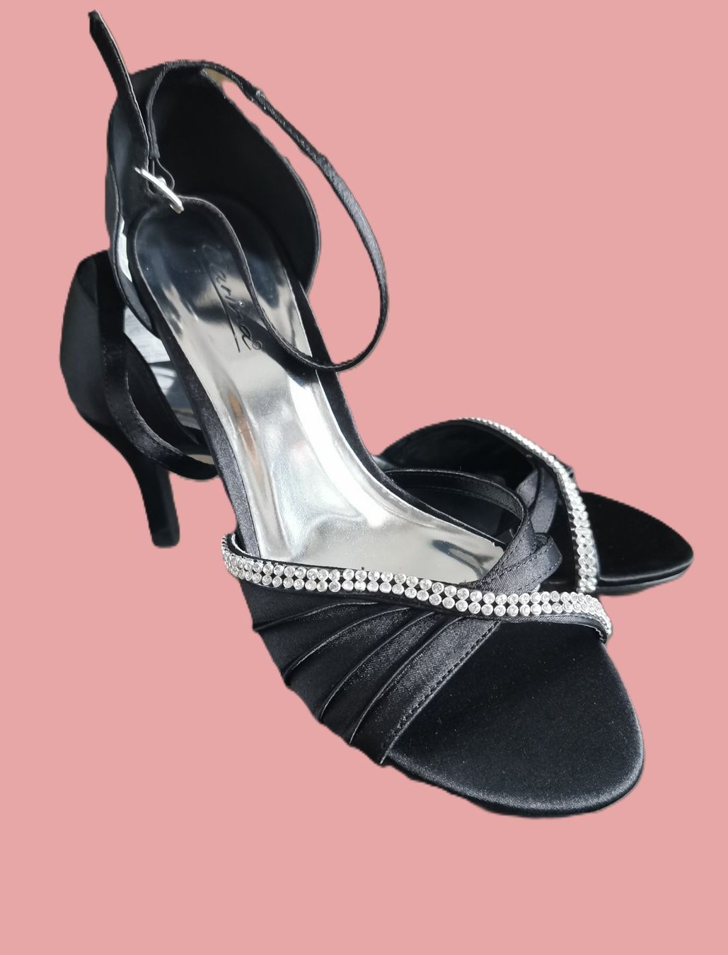 Scarpe da donna: Elegante, schwarze Abendschuhe mit Strass, Grösse 38 – Nuovo (secondo la descrizione) da Jona venduto da Loki40 4