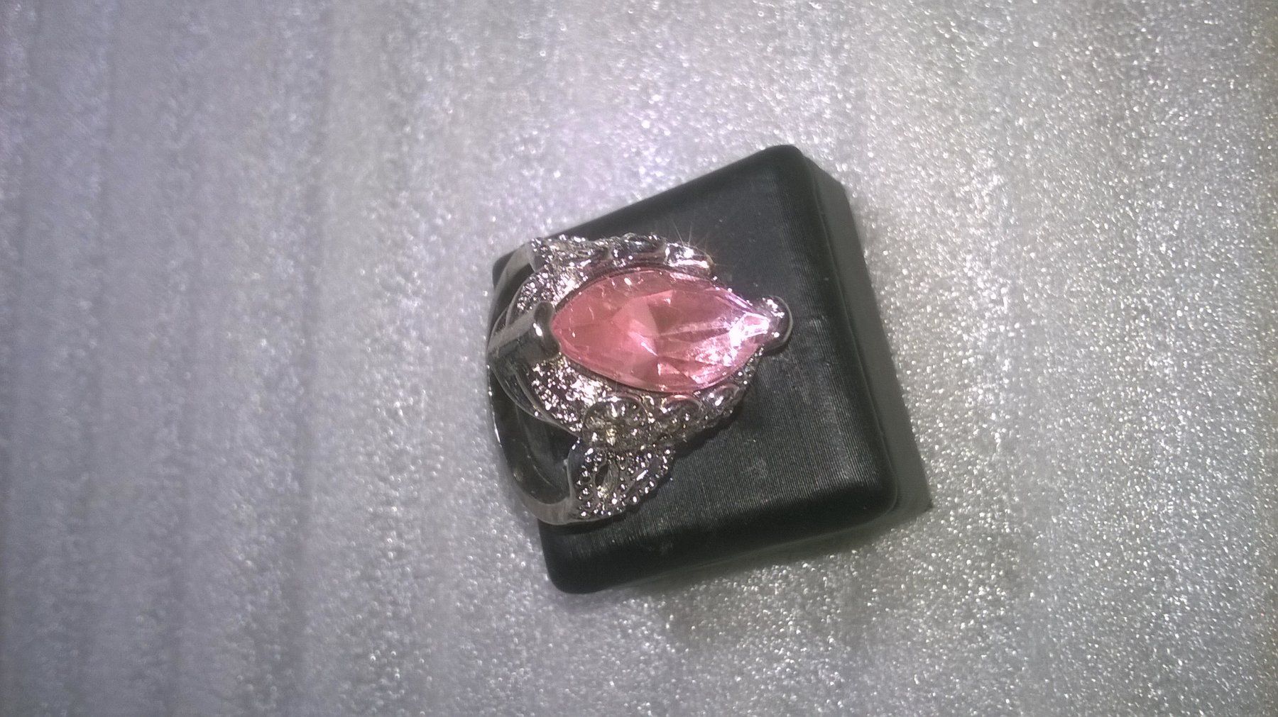 Ringe: RING MODESCHMUCK,,,MIT ECHT KRISTALL,,ROSEROT – Neu (gemäss Beschreibung) aus Basel von bijoutrie_4 3