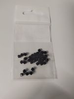 Swarovski Perlen Perles Beads Doppelkegel in Jet 36 Stück
