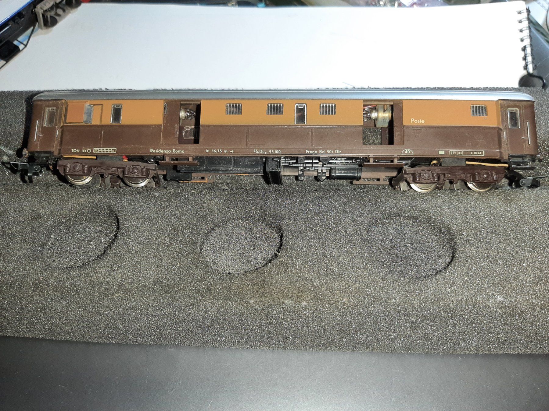 Fleischmann Modellini di ferrovie: FLEISCHMANN FOURGON POSTE – Usato da Avully venduto da RIVALIS 1