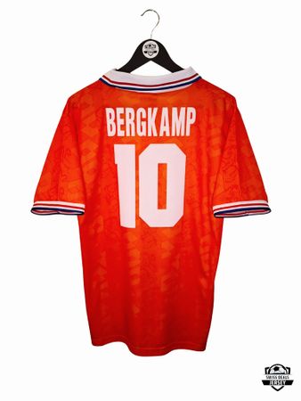 BERGKAMP #10 Original Netherlands 1994 Home Trikot