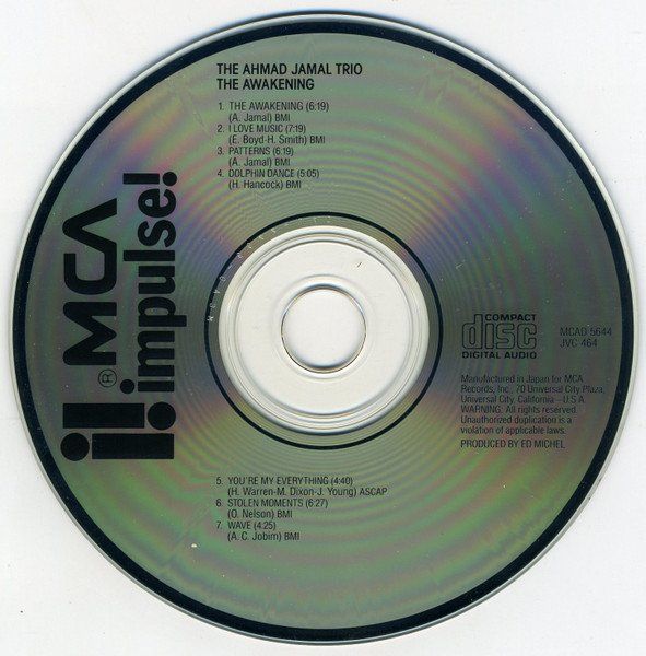 CDs: Ahmad Jamal [Impulse] Jamil Nasser, Frank Gant – Gebraucht aus Unterbäch von gote 2