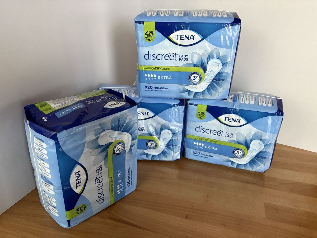 Windeleimer & Windeln: 80 Tena Discreet Lady Pads / Einlagen Extra – Neu und originalverpackt aus Rümlang von BoutiqueBoutique16