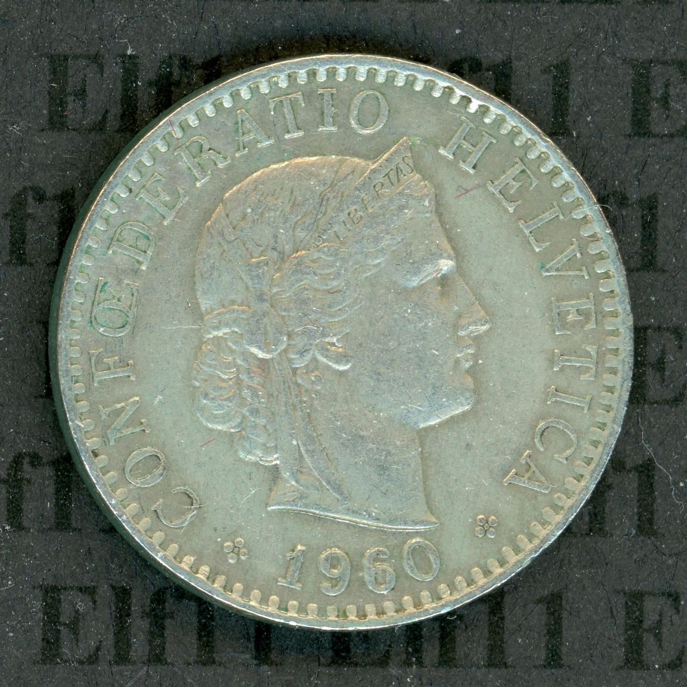 Tutti le monete: CHF___0.20 1960 vz 20 Rappen – Usato da Widnau venduto da Elf11