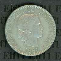 CHF___0.20 1960 vz 20 Rappen