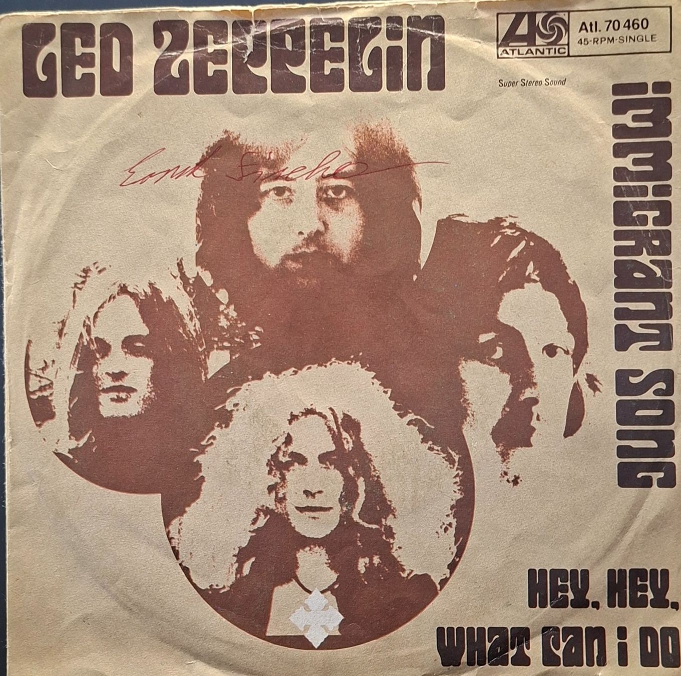 Dischi in vinile: Vinyl-Single Led Zeppelin - Immigant Song – Usato da Langenthal venduto da Modo39