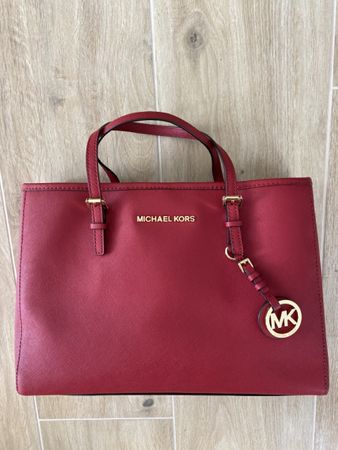 Michael Kors Jet Set Travel Extra-Small Saffiano Leather Top