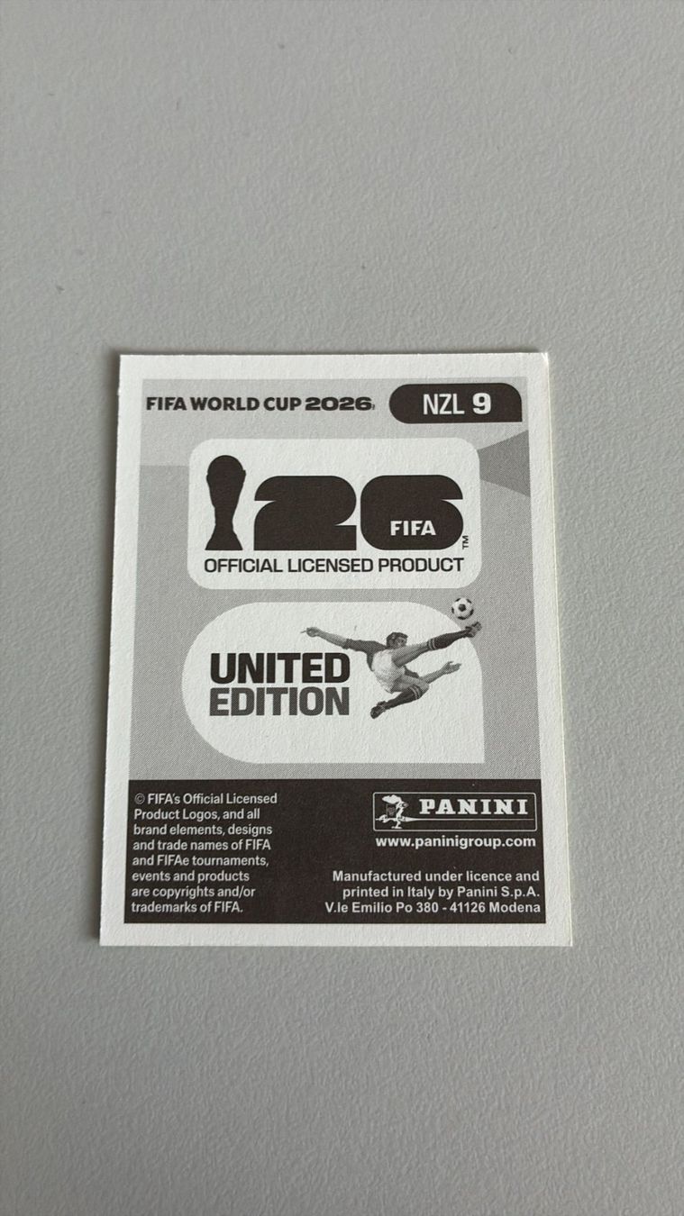 Panini Carte collezionabili: Carte panini 2026 - NZL 9 – Nuovo (secondo la descrizione) da La Neuveville venduto da Ibo2300 1