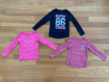 Langarmshirts für Mädchen Gr. 122/128