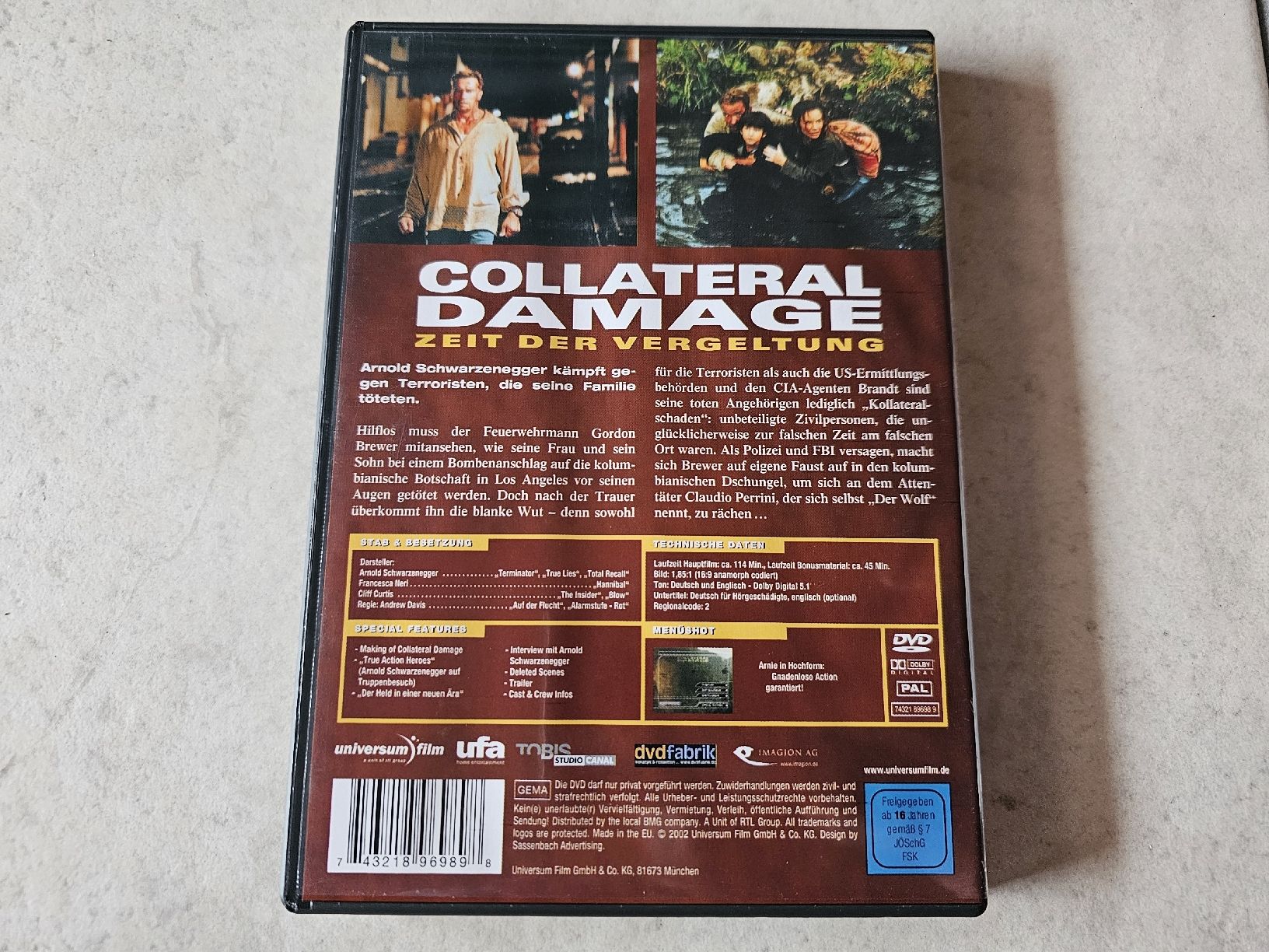 Tutti i DVDs: Collateral Damage  -  Zeit der Vergeltung – Usato da Schneisingen venduto da backstore24 1