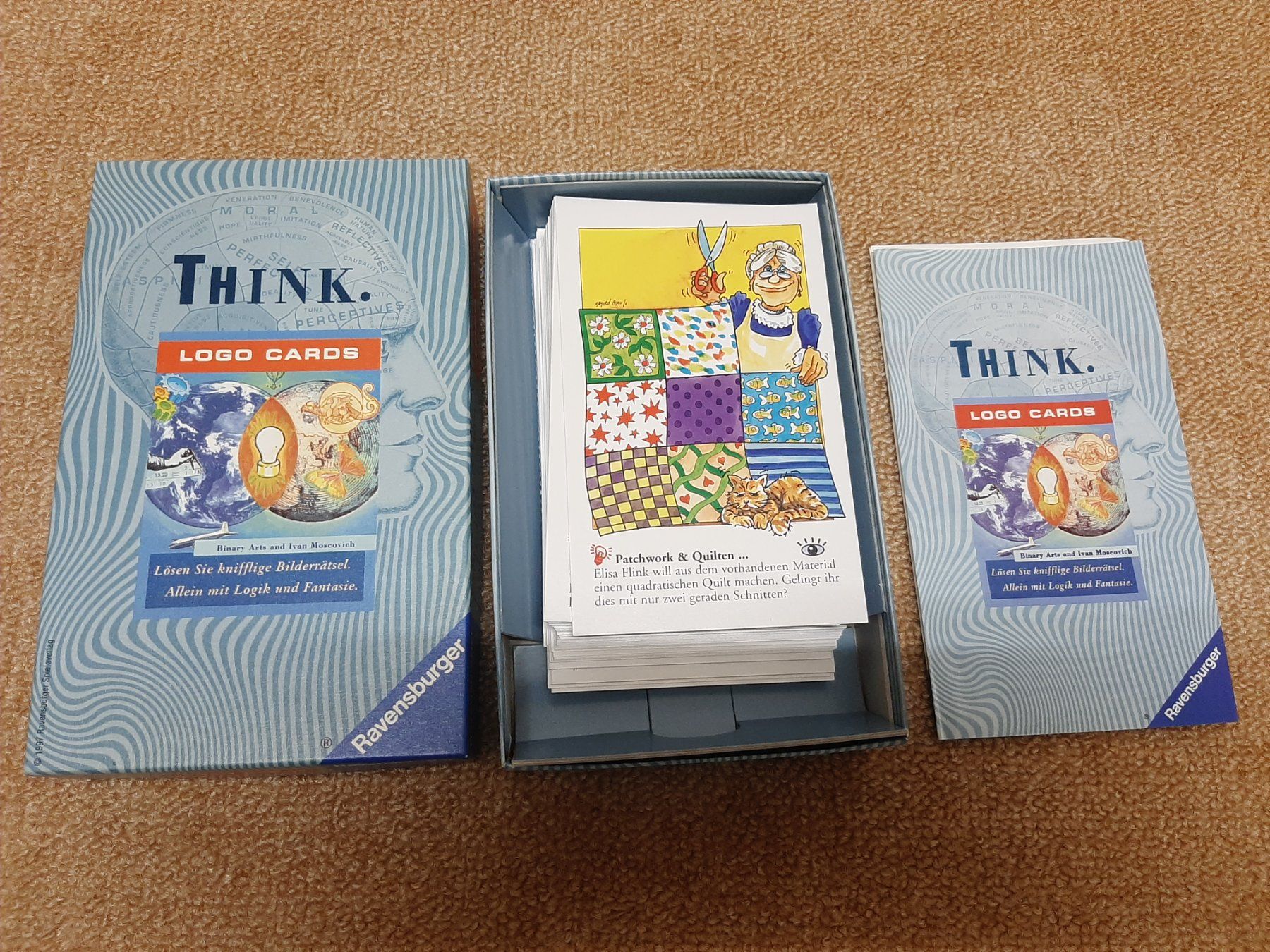 Ravensburger Giochi: Kartenspiel Think Logo Cards – Usato da Riehen venduto da joerdeli 1