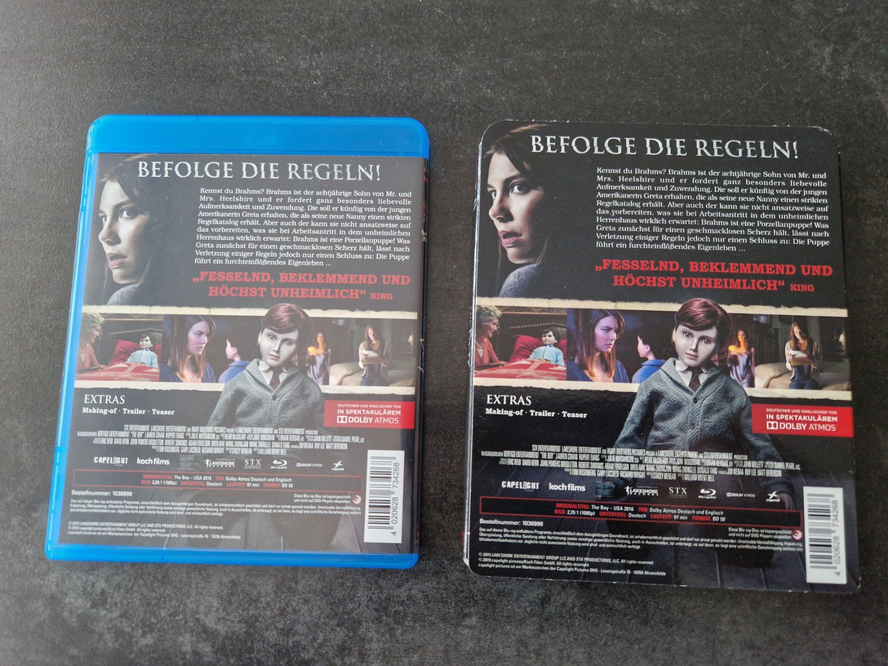 Tous les DVDs: The Boy Blu-Ray Neuzustand – Neuf (Voir description) à Buchs SG par Herc01 2