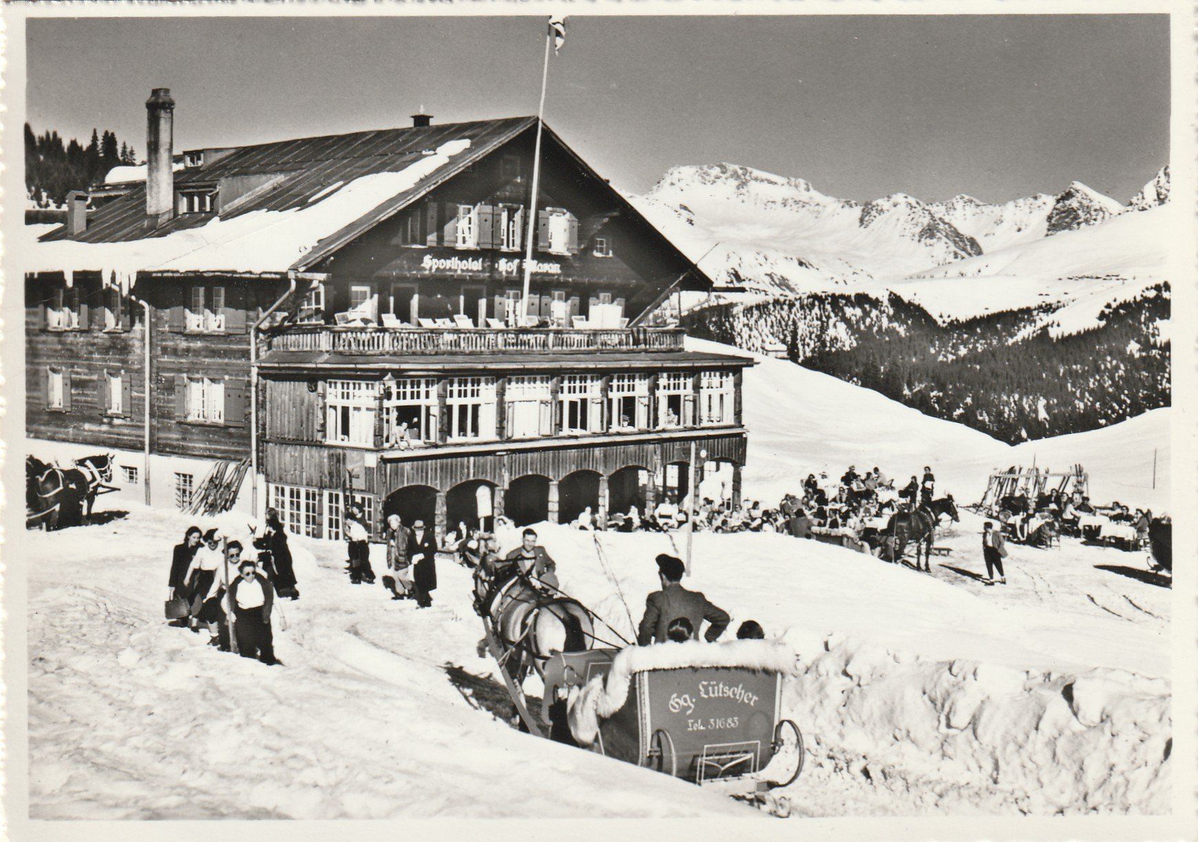Cartes postales: Arosa Hof Meran Sonnenterasse – D'occasion à Rorschacherberg par fratovi2