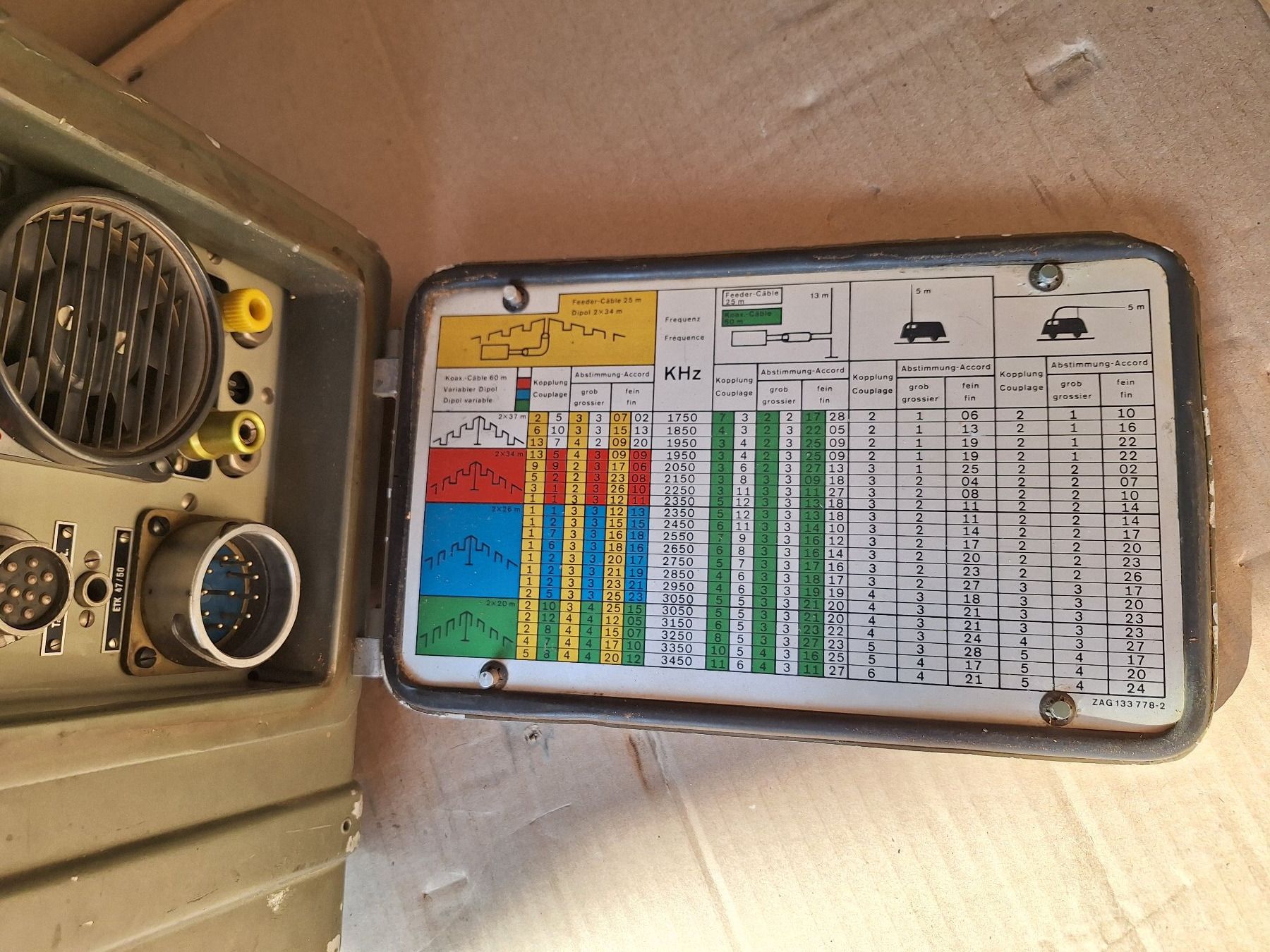 Radiocomunicazione: Schweizer Armee  SE-222 – Difettoso da Madiswil venduto da 20gls 7