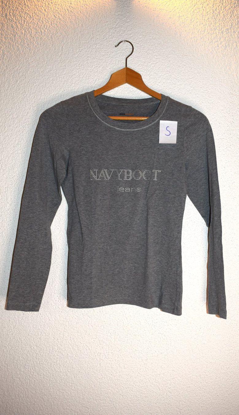 Navyboot T-shirt: NAVYBOOT Jeans Shirt, Grau, Grösse S – Usato da Merenschwand venduto da tolles_2hand