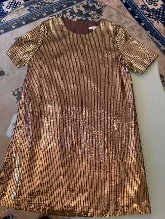CHLOÉ COCKTAILKLEID PAILLETTEN, GR. 10 J., PURER LUXUS!