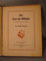4.- Fr. !!❗von 1940❗altes Buch: Der Herr der Wildnis