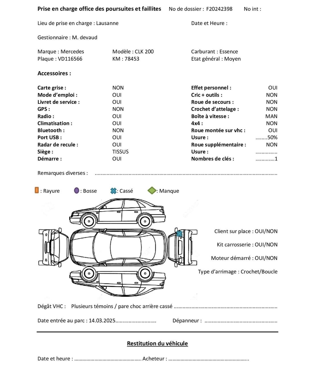 Mercedes-Benz Autos: Mercedes-Benz CLK 200 Kom. – D'occasion à Lausanne par  9