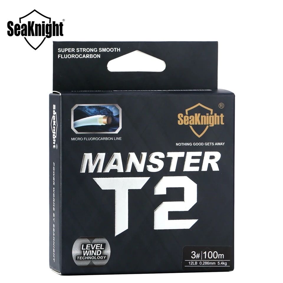 Schnüre: 100% Fluorocarbon Manster T2 100m Spule. 0.37mm oder 0.4mm – Neu und originalverpackt aus Arbon von Helmuth