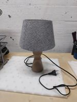 Nachttischlampe Grau in sehr gutem Zustand