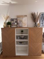 BESTA Sideboard mit Fächern Eiche Dekor
