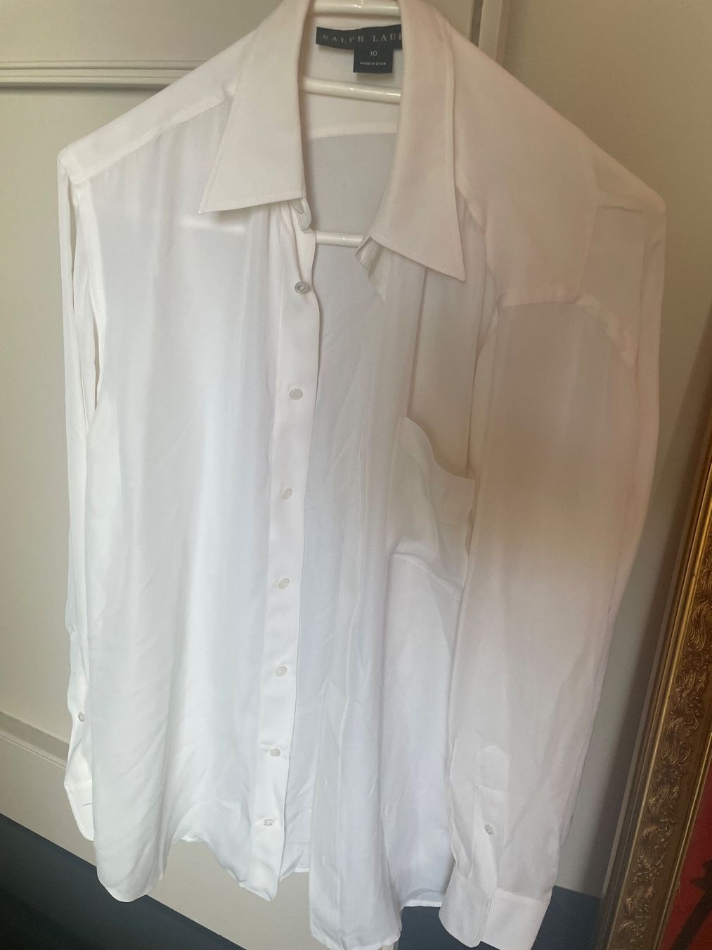 Ralph Lauren Camicette: Ralph Lauren Camicia  100% Seide Seta Soie – Usato da Minusio venduto da Pink222 1