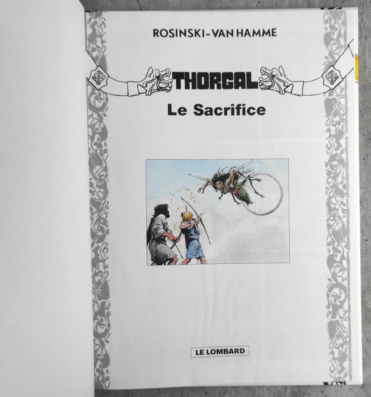 Fumetti: THORGAL 29. Le Sacrifice (EO) – Usato da Biel/Bienne venduto da pijama 3