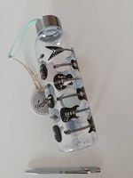 Trinkflasche mit Gitarrenmotiven