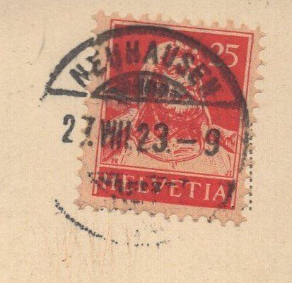 Ansichtskarten: Rheinfall  1923 – Gebraucht aus Aarau von kufi44 2