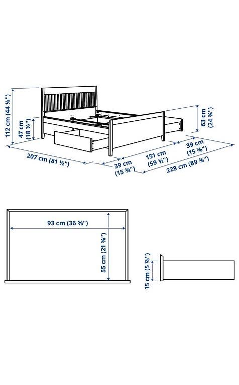 Betten: Idanäs IKEA Bett inkl. Matratze – Gebraucht aus Zürich von jma_6797 2