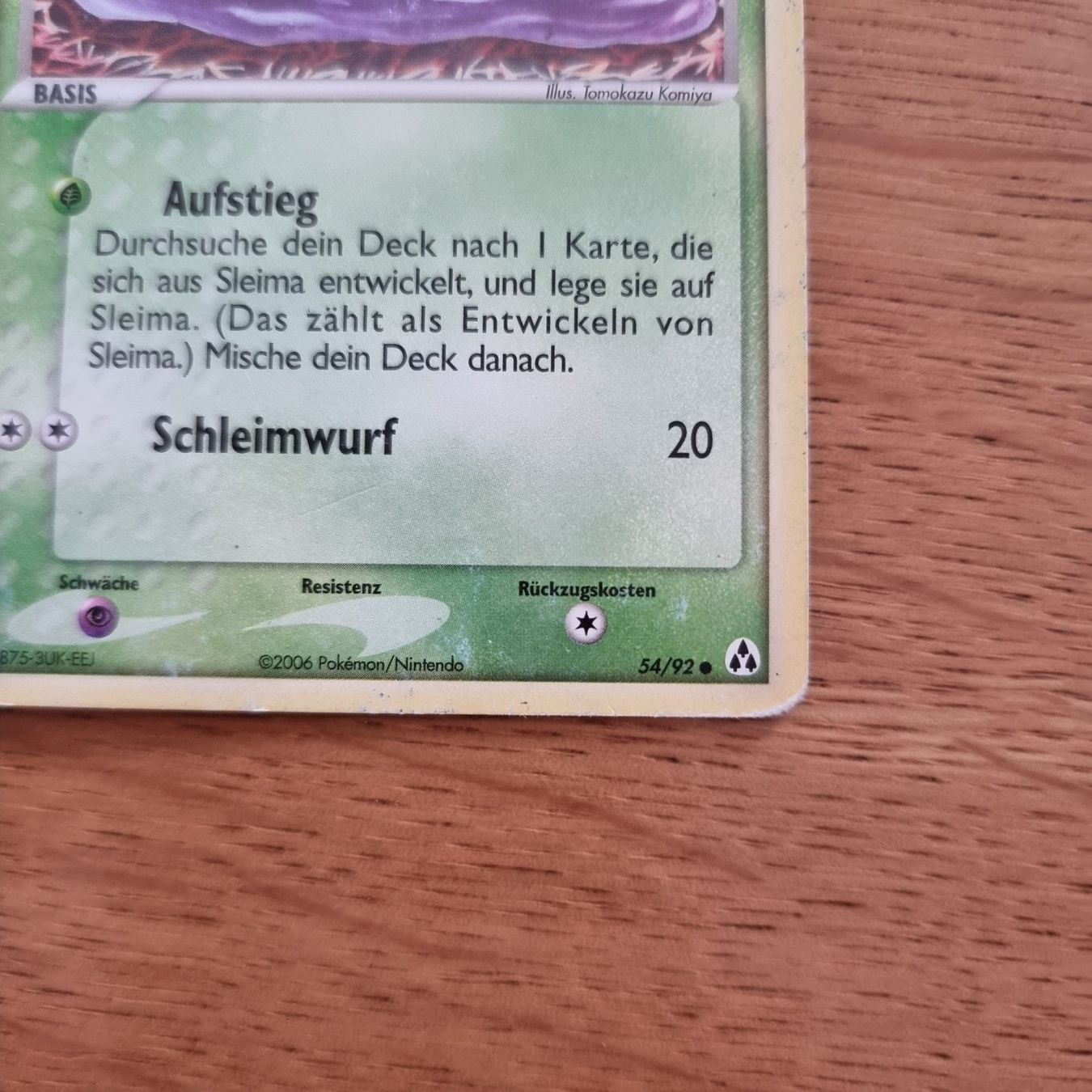 Pokémon Carte collezionabili: Pokémon Sleima 2006 DE 54/92 – Usato da Roggwil BE venduto da S_Cards 3