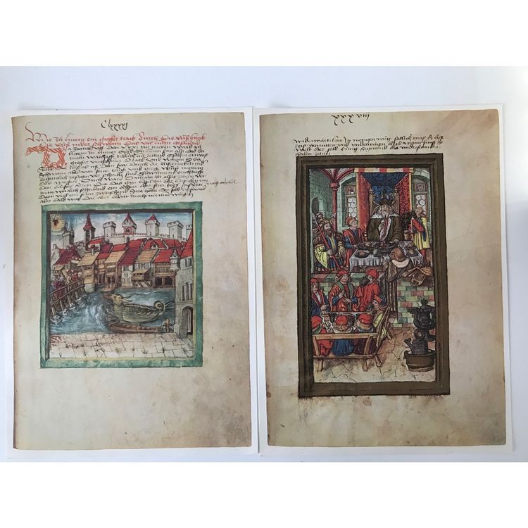 2 Stk. Bilder aus der Diebold Schilling Chronik Kaufen auf Ricardo