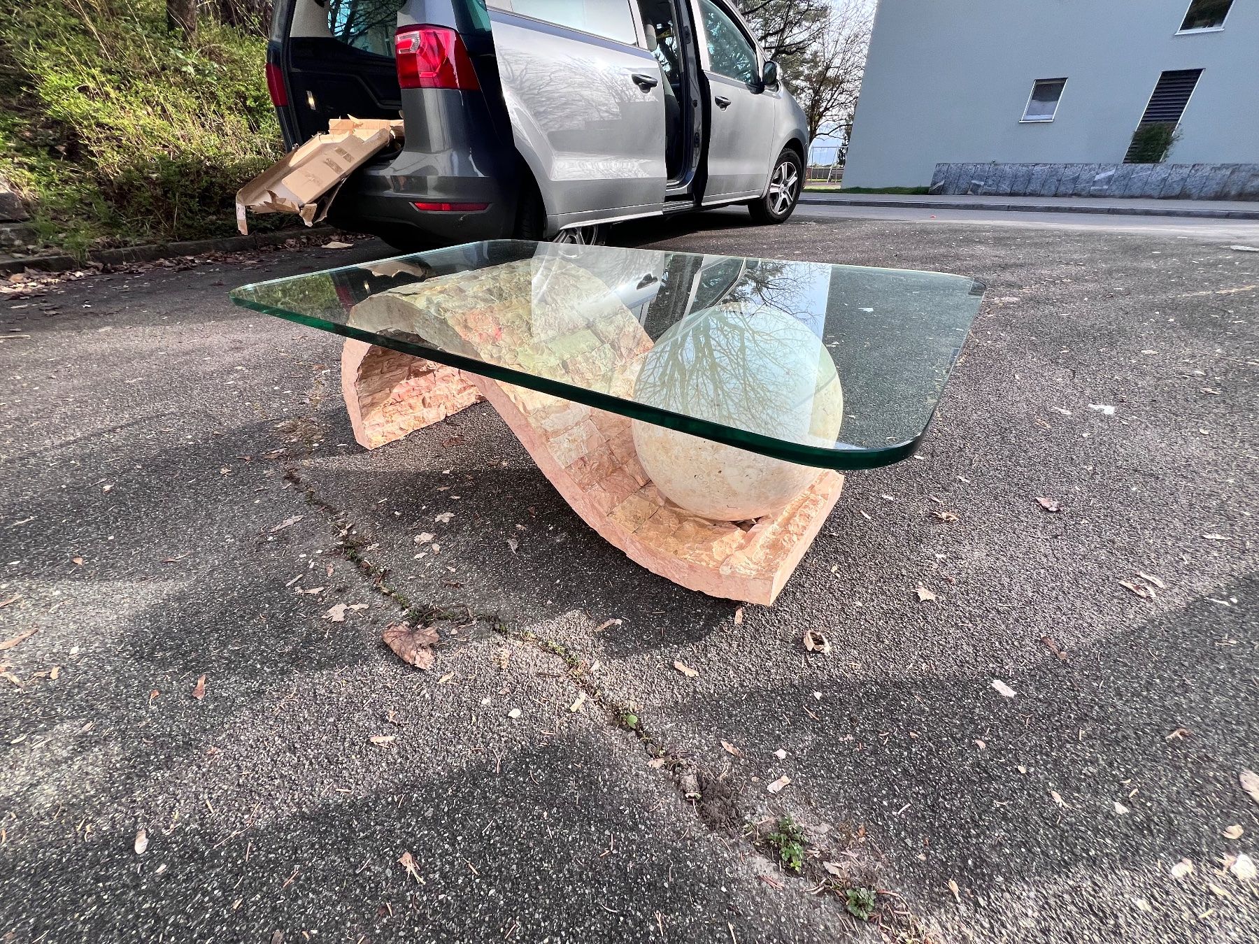 Tavoli: Couchtisch mit massiver Glasplatte – Usato da Unterengstringen venduto da 2bConsulting 4